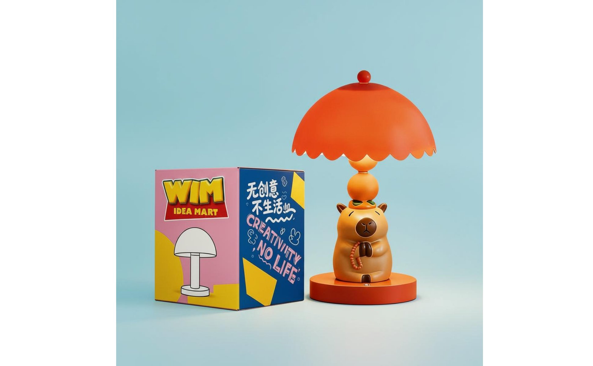 Capybara Figurine Lamp Creative Design Capybara Table Lamp Sleep Companion