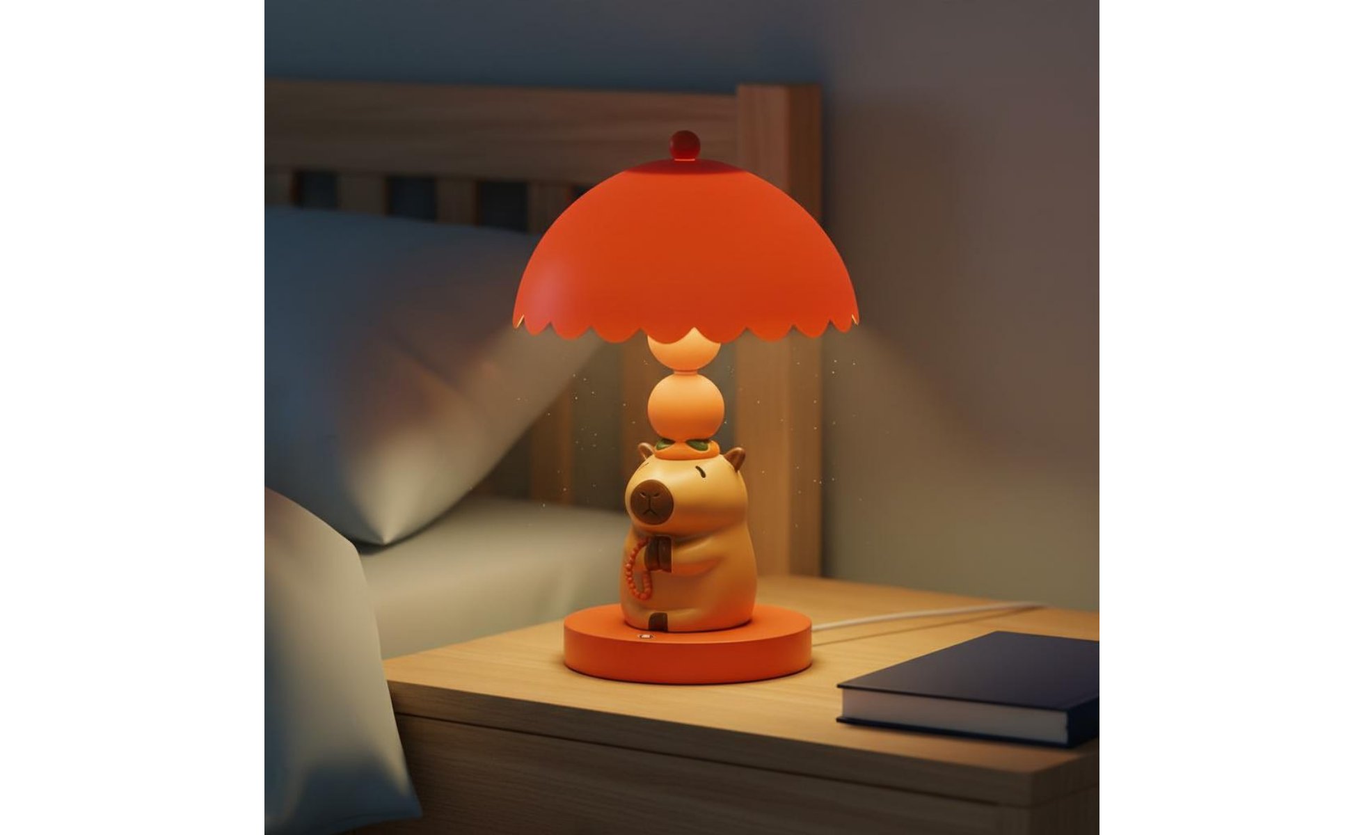 Capybara Figurine Lamp Creative Design Capybara Table Lamp Sleep Companion