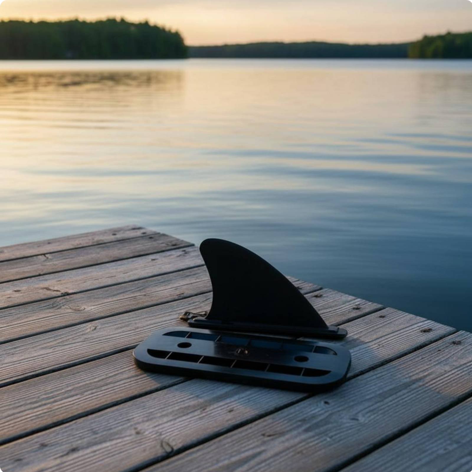 Inflatable Boat Fin Quick Release Detachable Skeg Tool-Tool-Less Installation