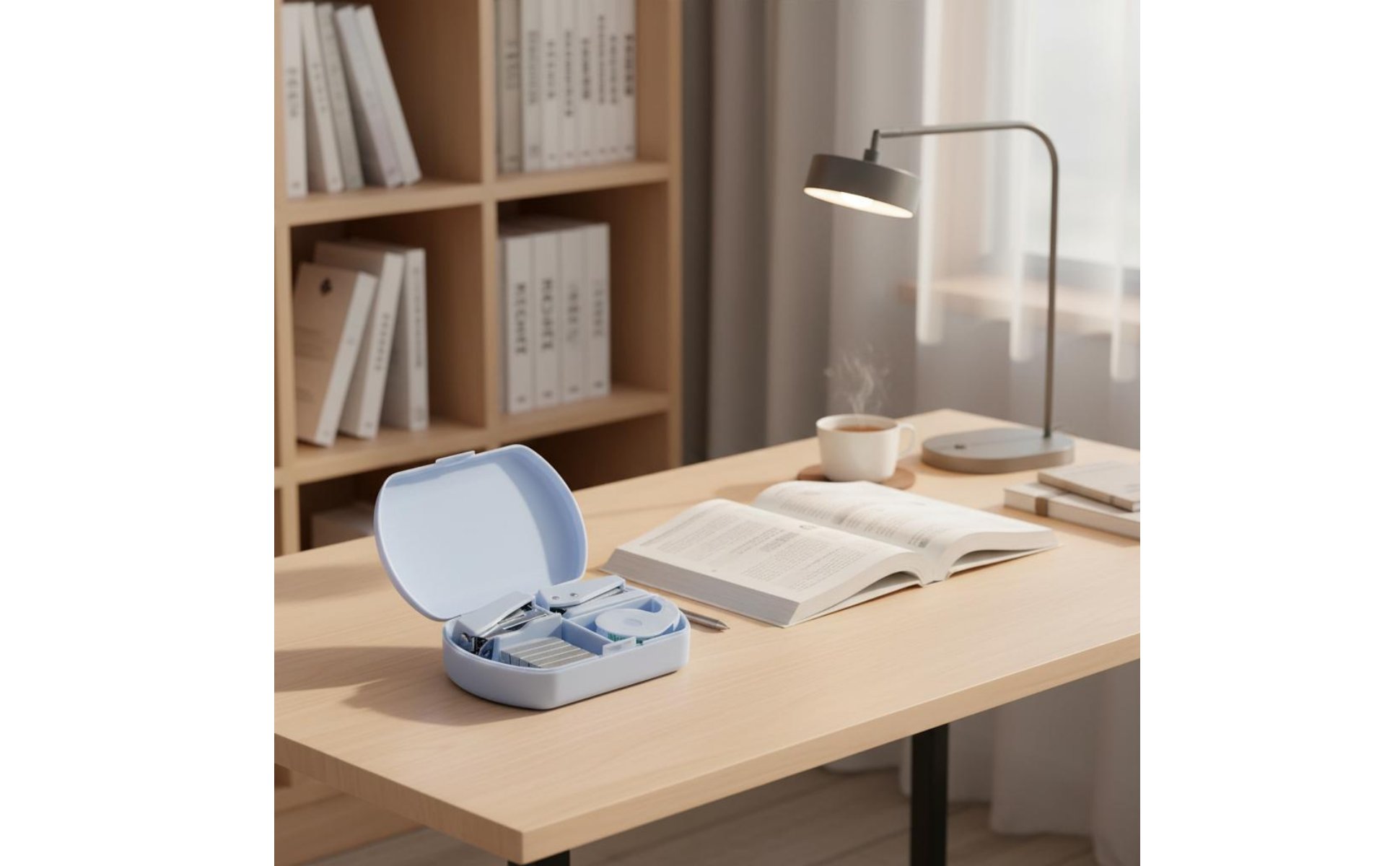 8 Stück kompakter Büro-Werkzeugkasten multifunktional Mini-Büroset in Box