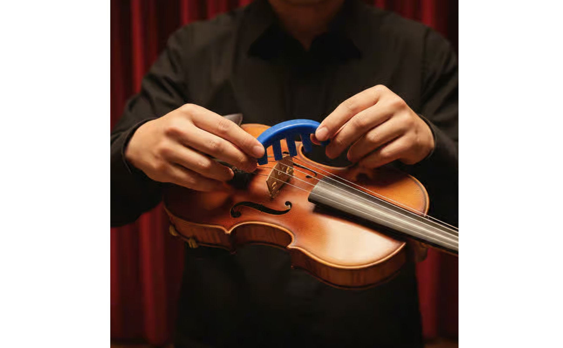 Übungsdämpfer Violine leise üben Geigendämpfer weiches Gummi für Anfänger