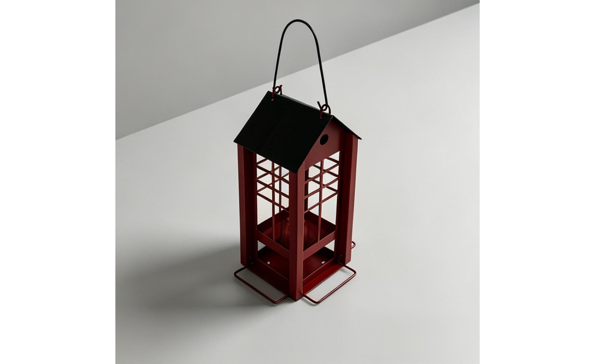 Metal House Bird Feeder Decorative Hanging Bird Feeder for Backyard, Gardeners