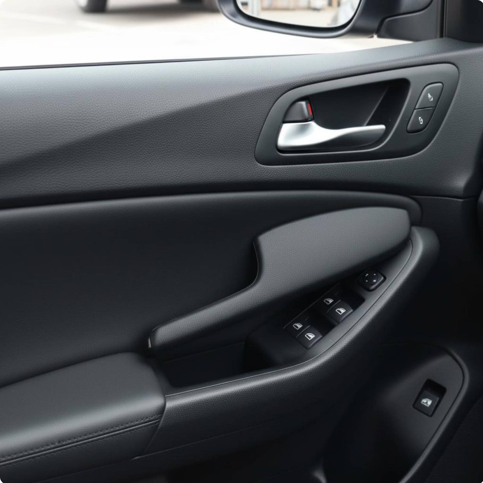 Inner Door Pull Handle Cover Direct Replacement Center Console Lid Fine Texture