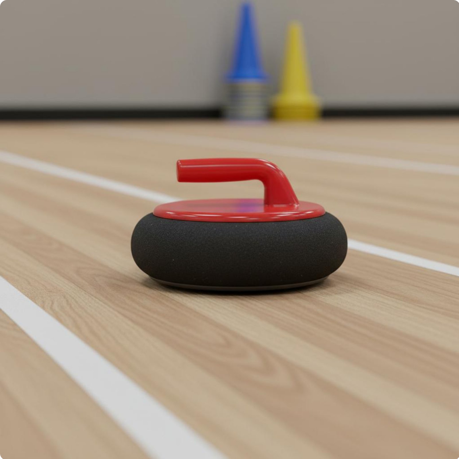 Curling-Spiel reibungsloses Gleiten tragbares Curling-Spiel für Familien