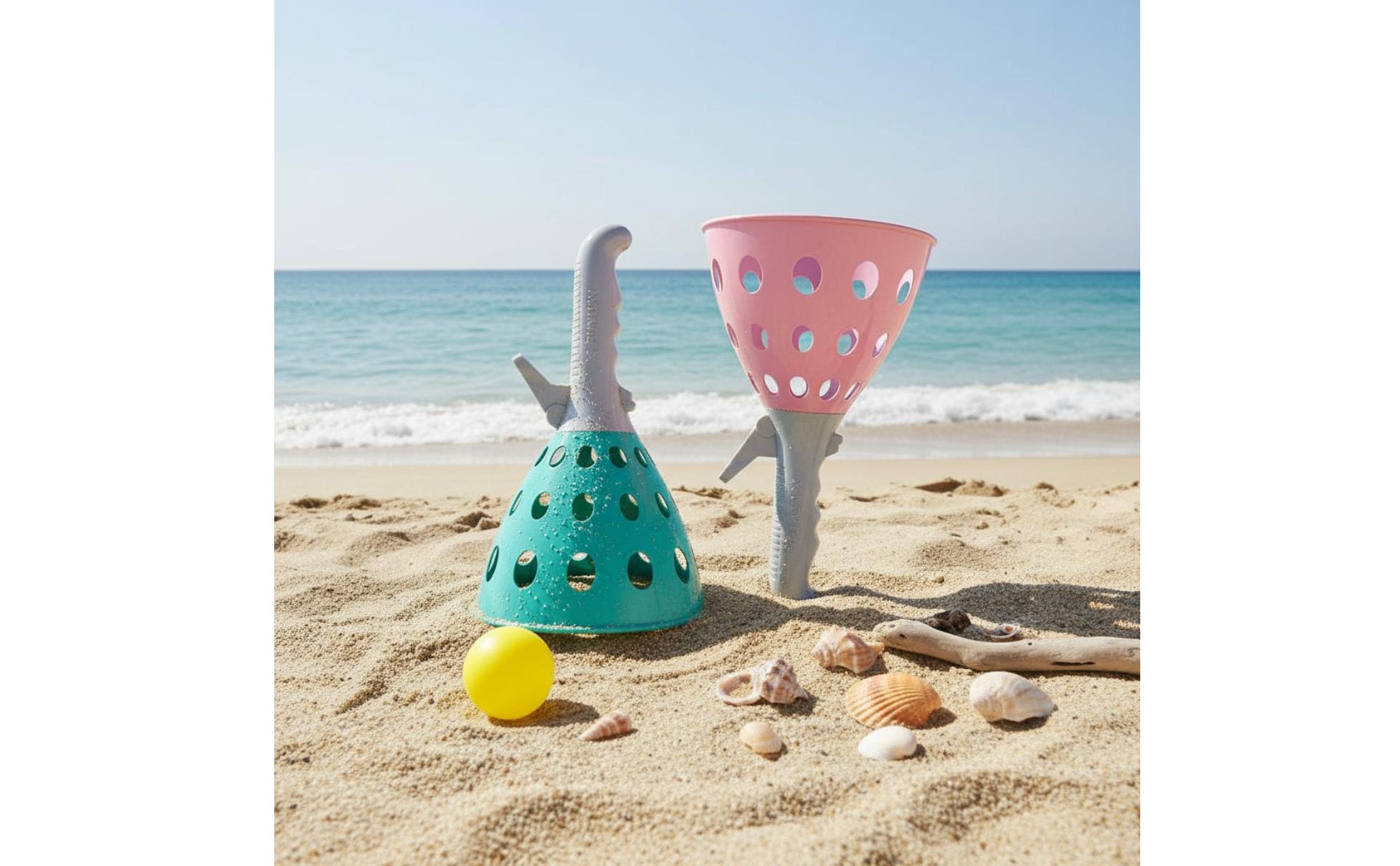 Toss and Capture Ball Game Family Fun Handheld Ball Launcher Toy Easy to Play