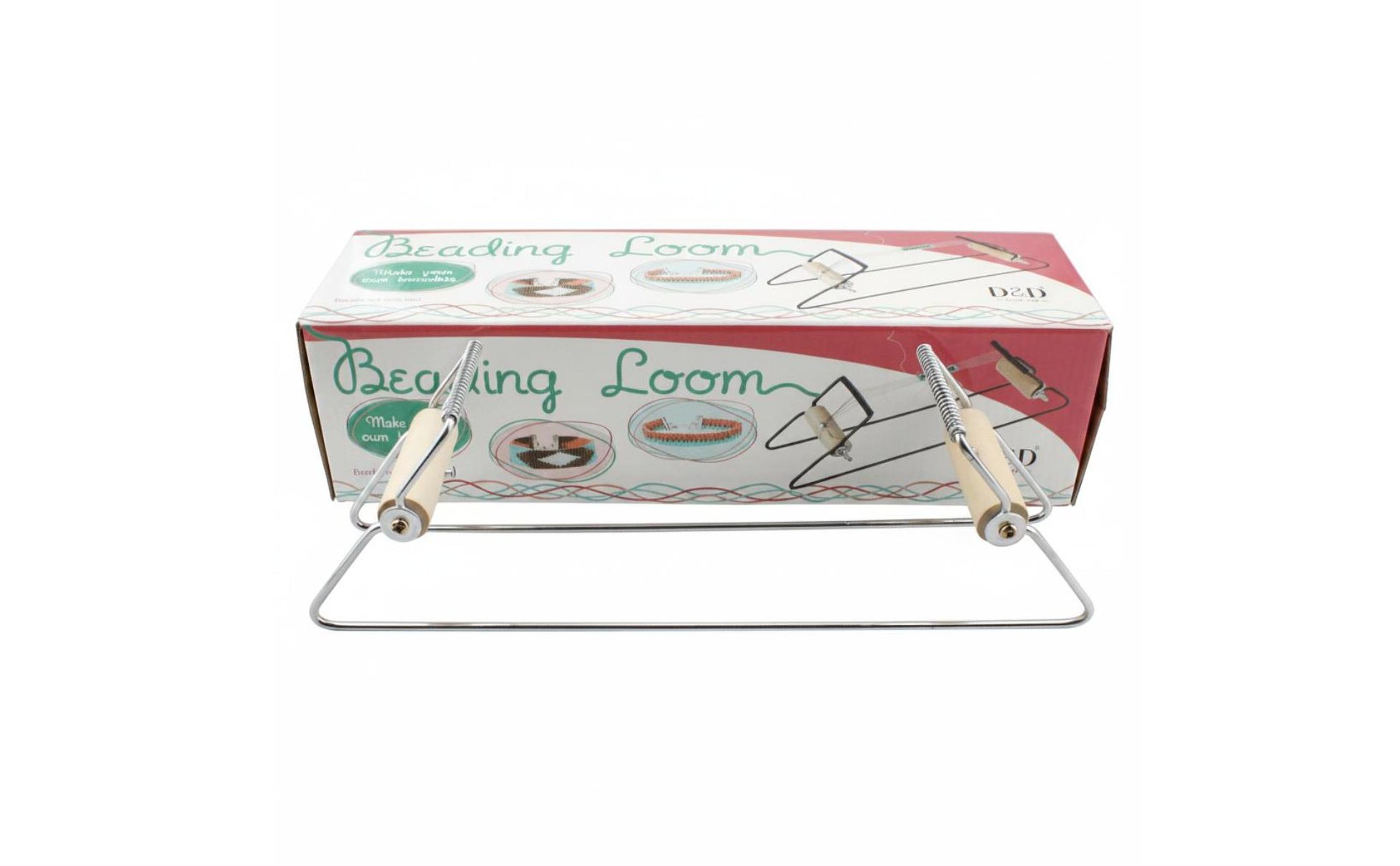 Bead Weaving Loom Stainless Steel Frame Bead Loom All-in-Single Set for Teens