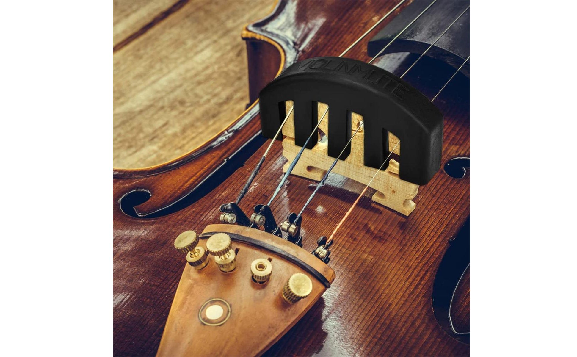 Übungsdämpfer Violine leise üben Geigendämpfer weiches Gummi für Anfänger