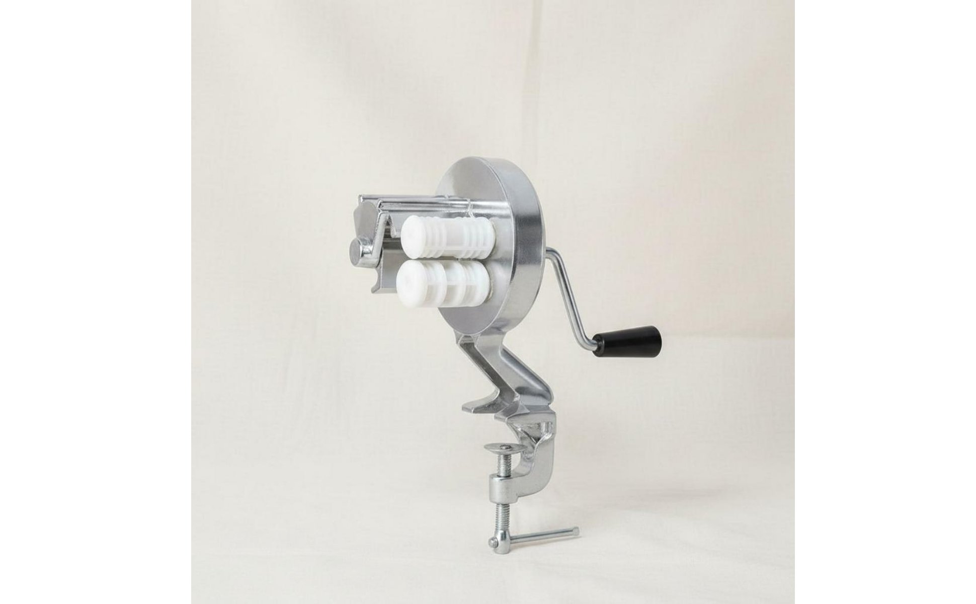Tabletop Pasta Press Table Clamp Mount Manual Macaroni Machine for Home Cooks
