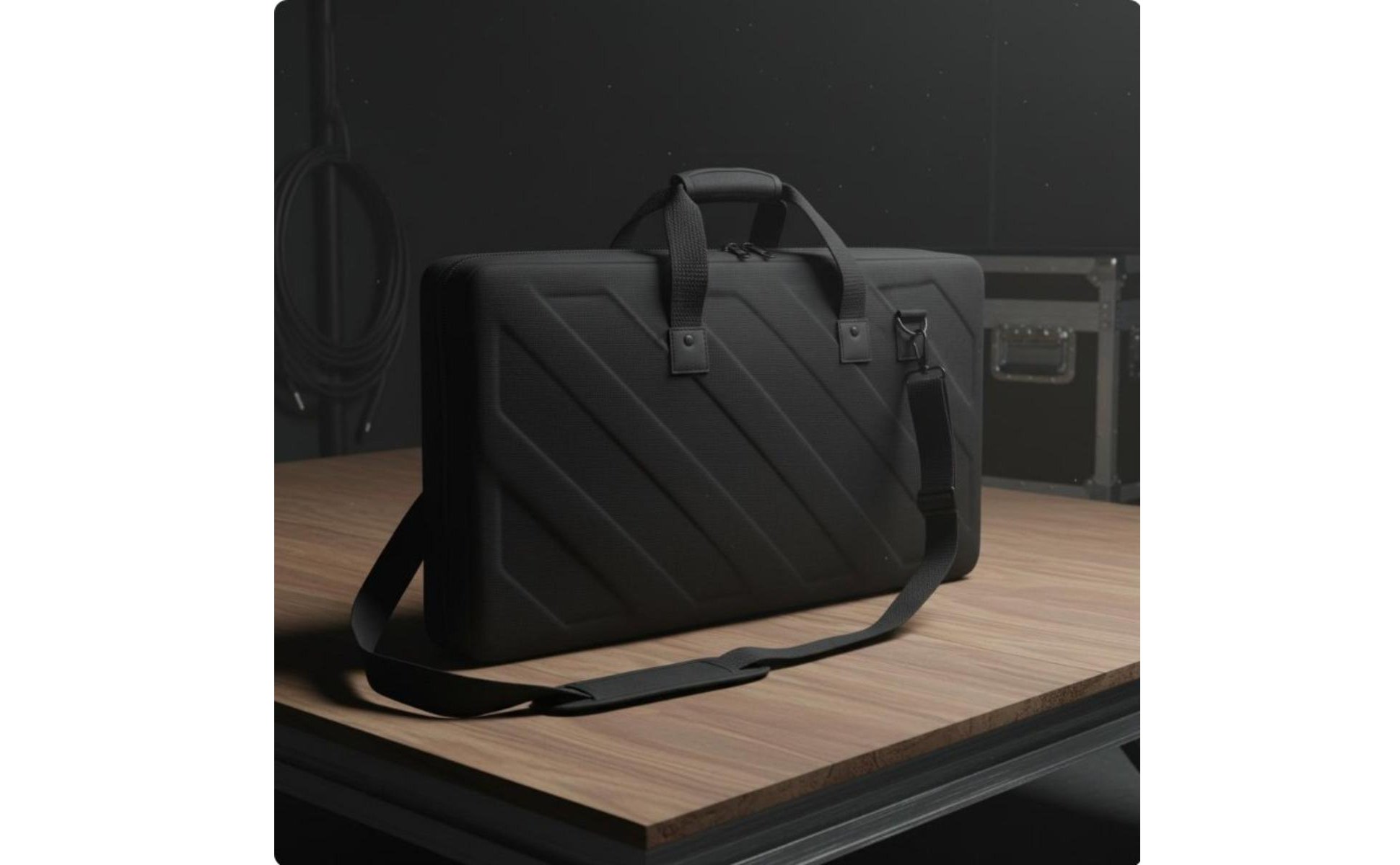 DJ Controller Carrying Case Portable Padded DJ Controller Case Reinforced Handle for Gigs