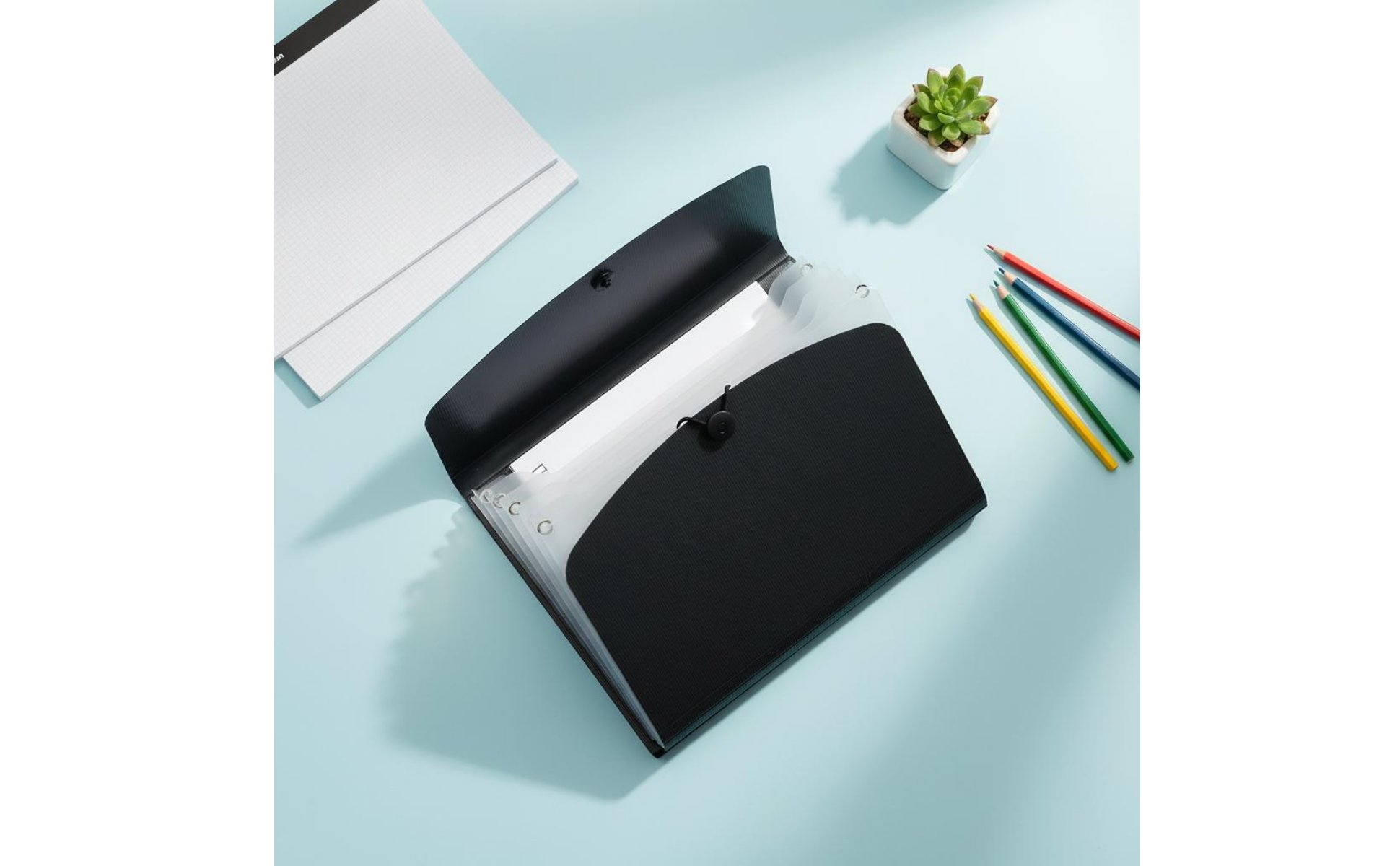 A4 Letter Size Document Holder Large Capacity Accordion File Organizer Portable