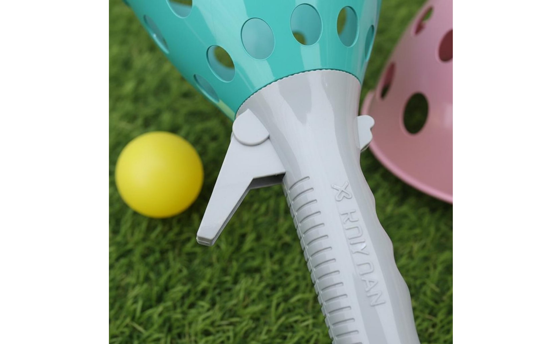 Toss and Capture Ball Game Family Fun Handheld Ball Launcher Toy Easy to Play