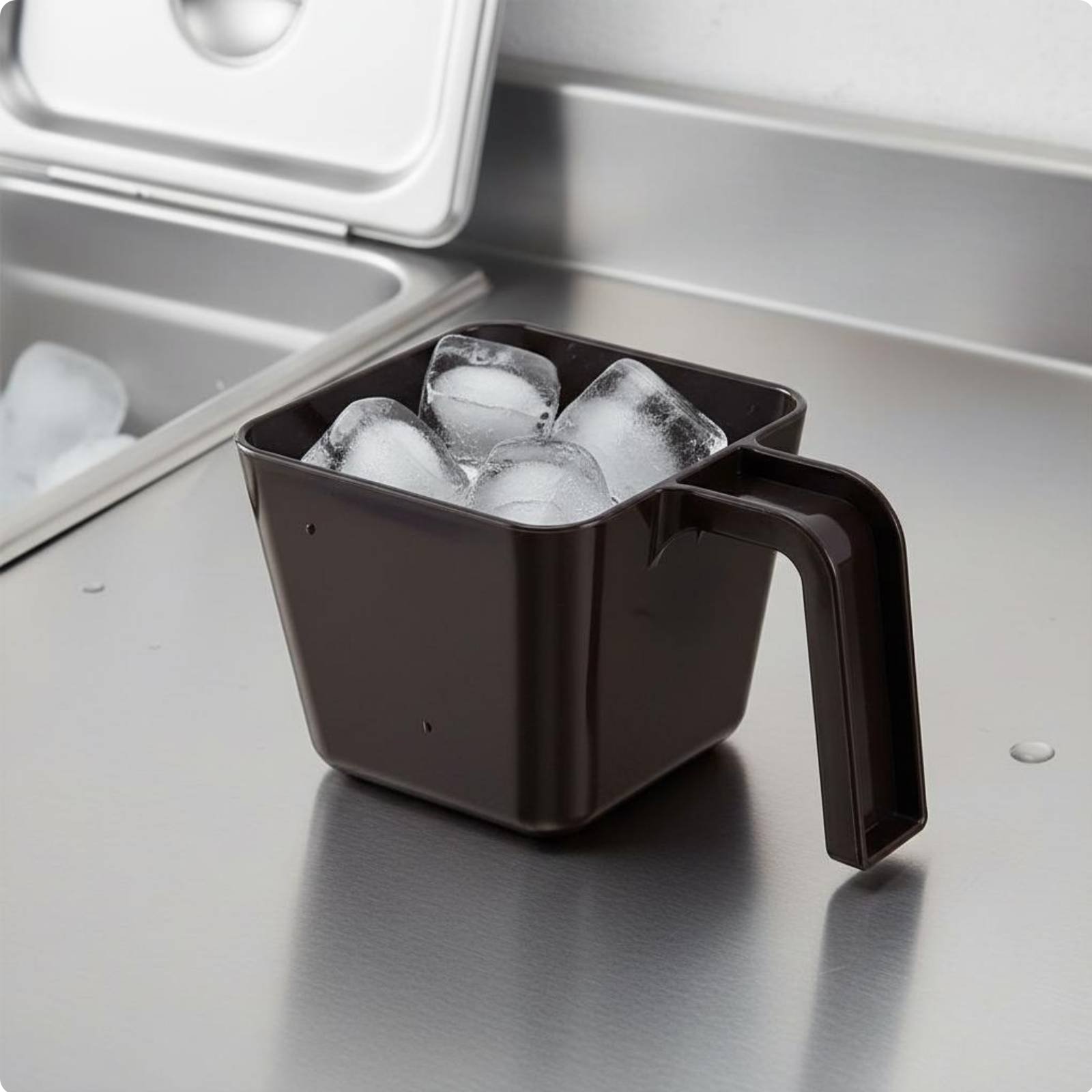 Composite Material Scoop Quantitative Measuring Thickened Handle for Bubble Tea