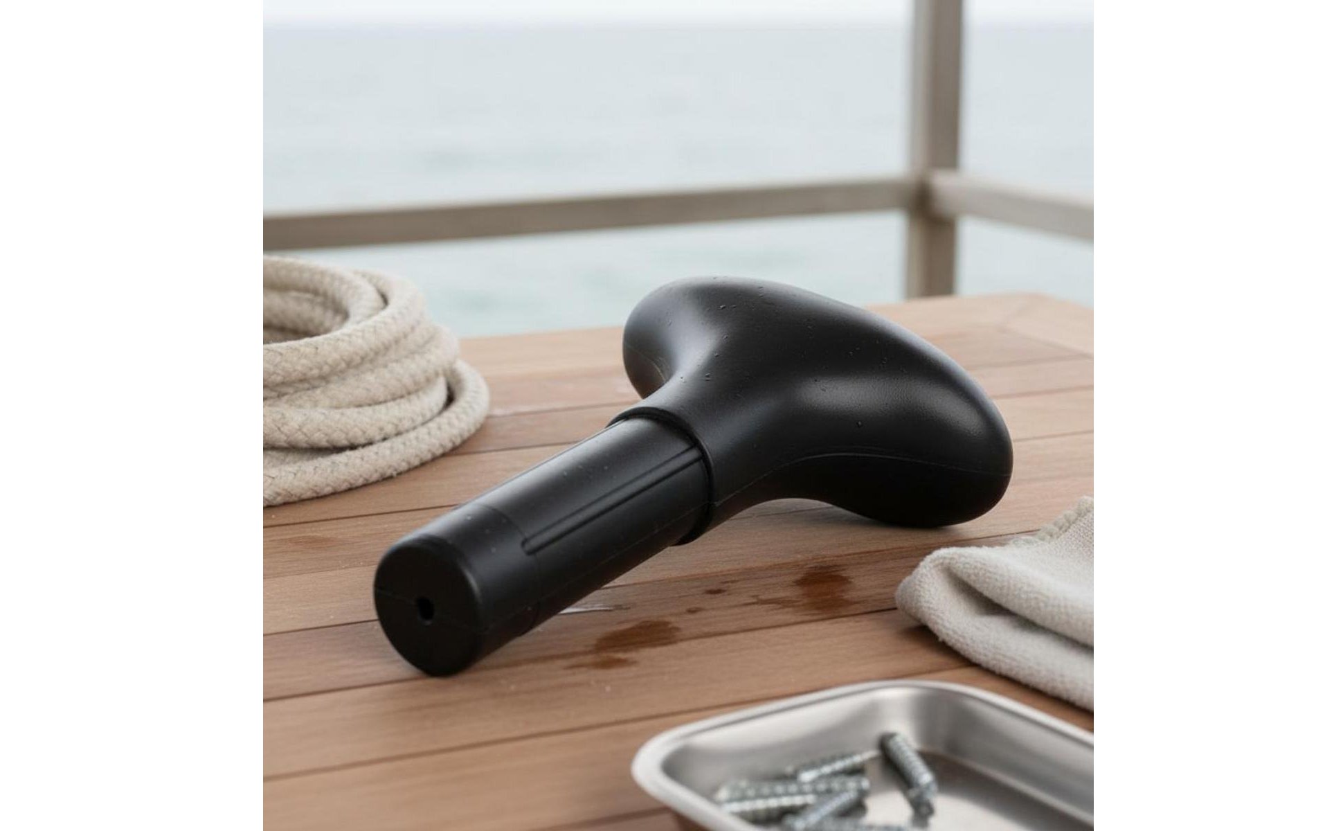 SUP Paddle Handle Lightweight T-Grip Paddle Handle Long-Lasting for Paddlers