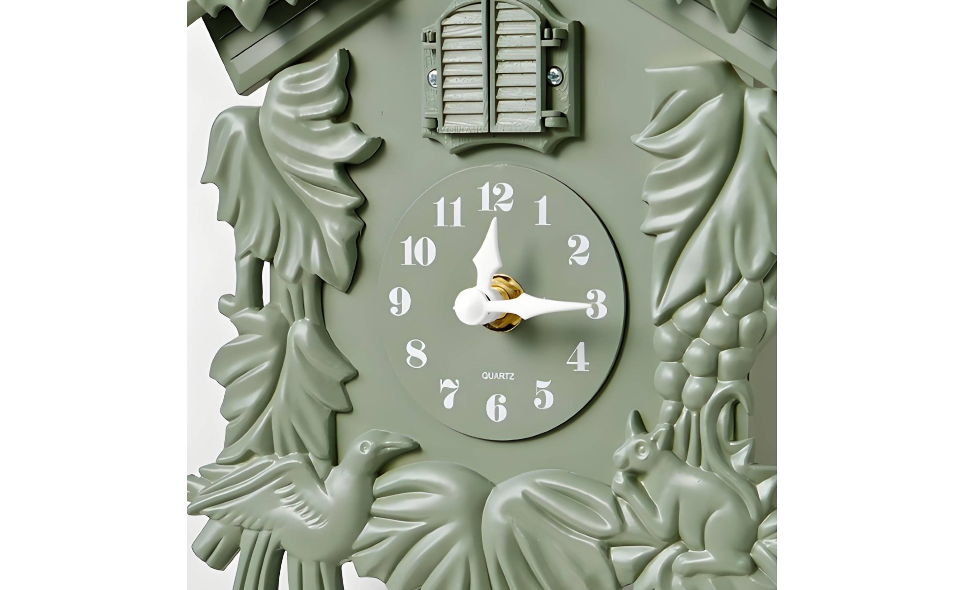Cuckoo Clock Distressed Finish Retro Cuckoo Clock Pinecone Pendulum for Children