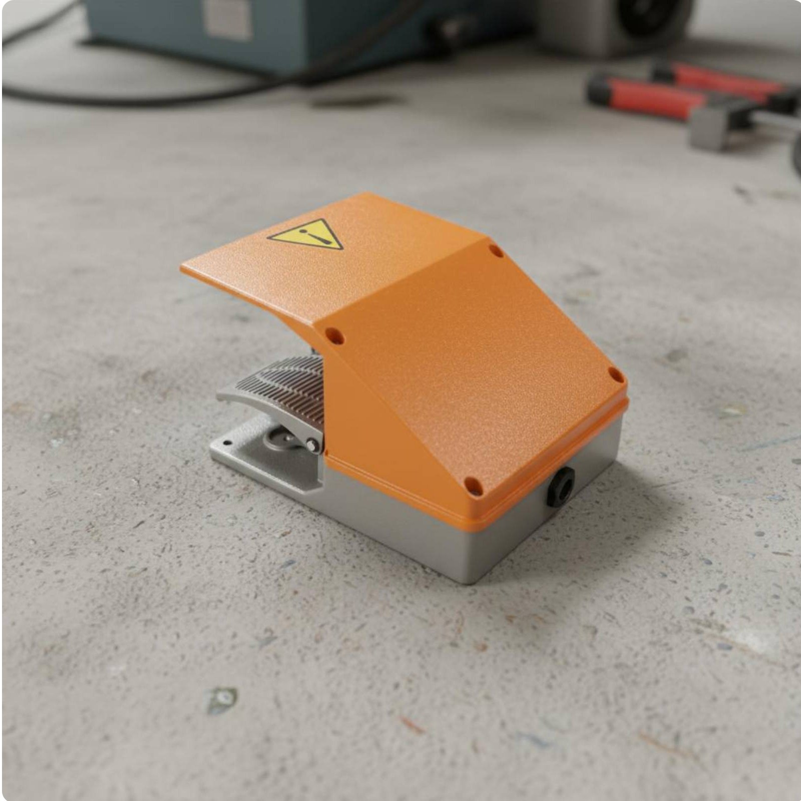 Double Pedal Foot Switch Silver Contacts Industrial Machine Switch for