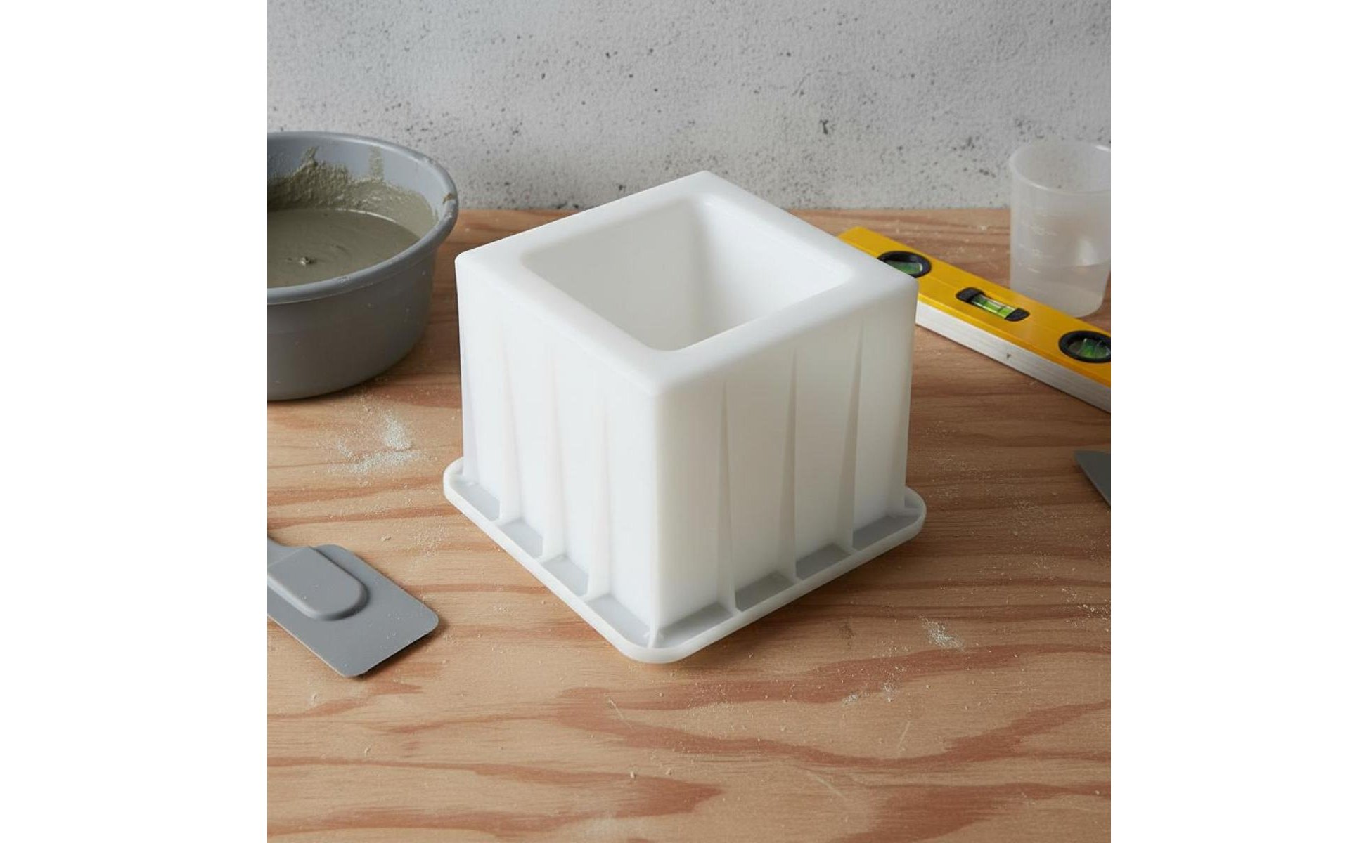 Hollow Block Form Easy to Demold Plastic Cement Brick Form Reusable for Walkway