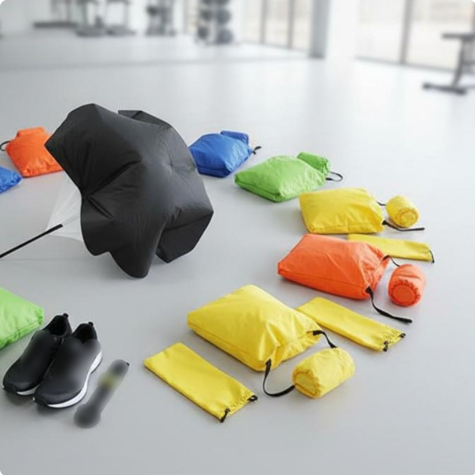 Widerstandsfallschirm Explosivkraft-Training Sprintfallschirm leicht und