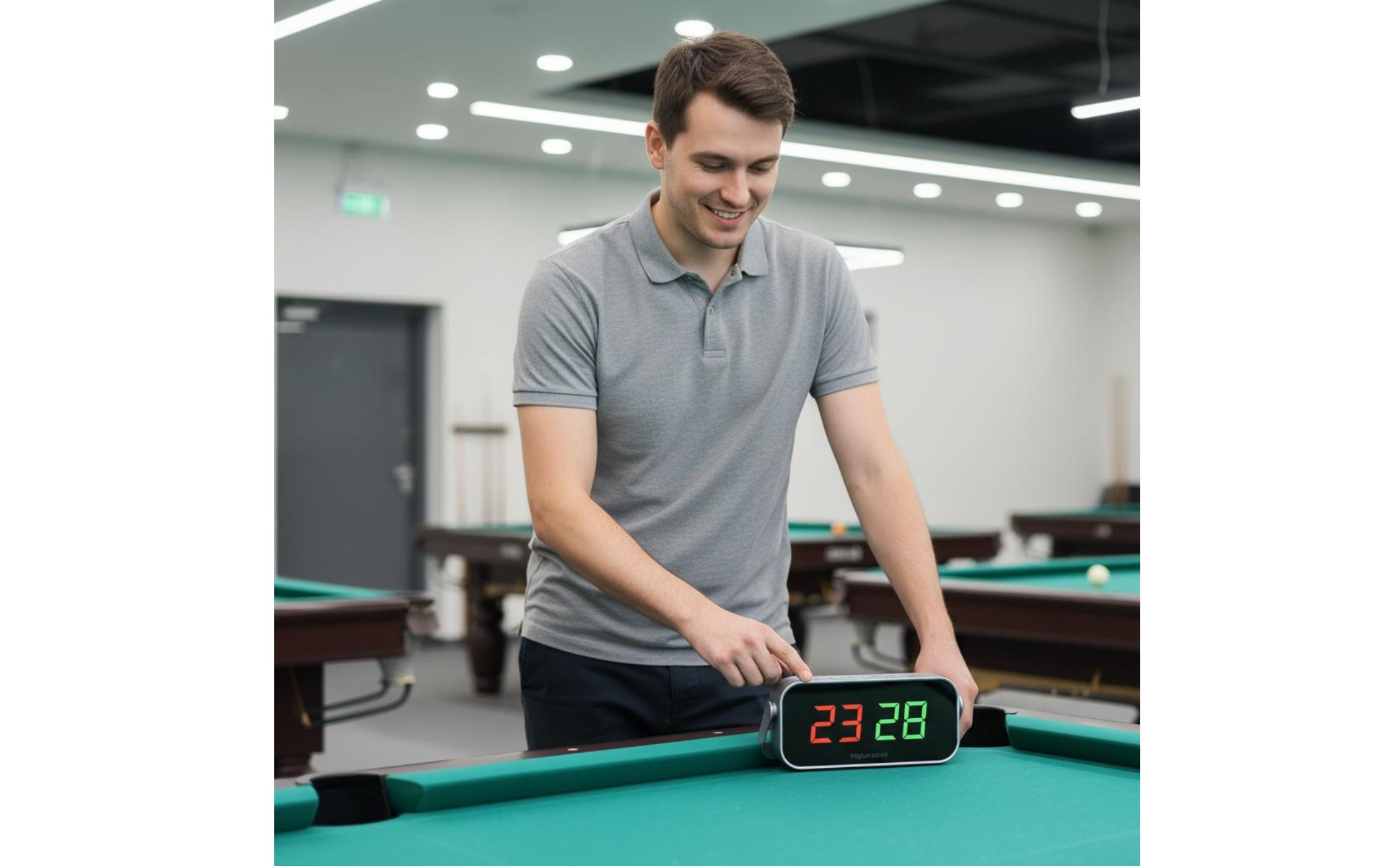 Portable Snooker Score Keeper LED Display Electronic Billiards Scoreboard