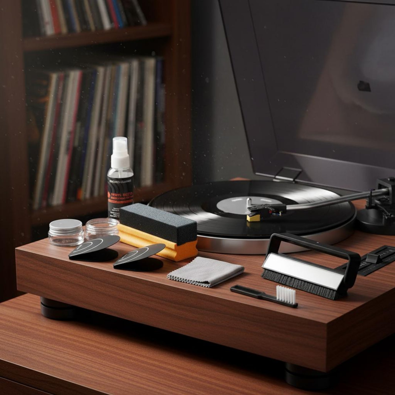 Schallplatten Reinigungsset antistatisch Vinyl Reinigungsset für DJs, - Produktbild 2