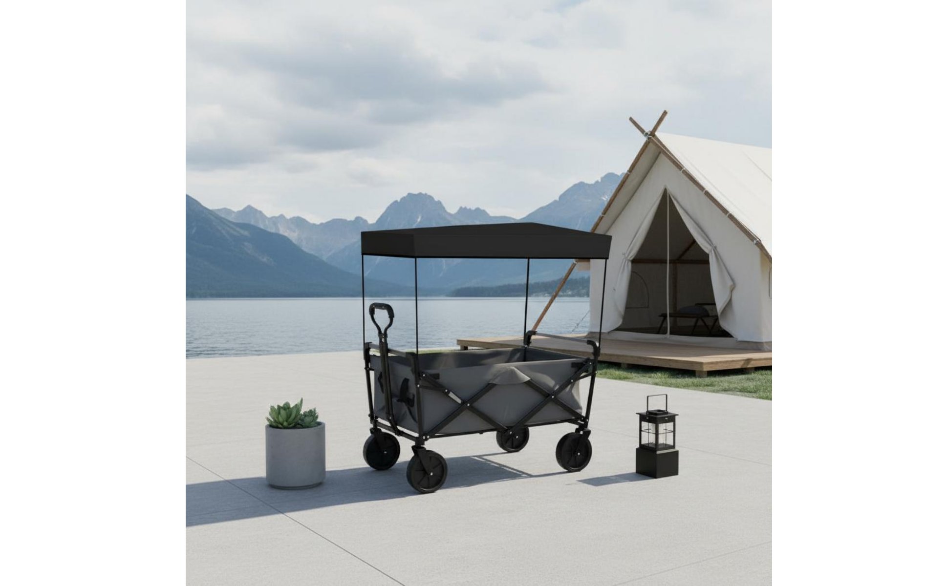 Accessoire de Chariot Protection Solaire pour Extérieur, Pique-Nique, Enfants