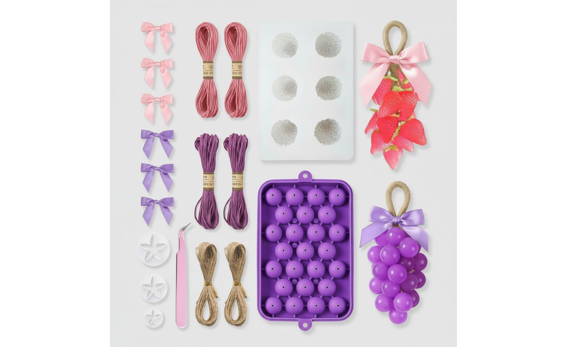Fruit Soap Making Kit 3D Molds DIY Fruit Soap Craft Kit for Parties, Crafters