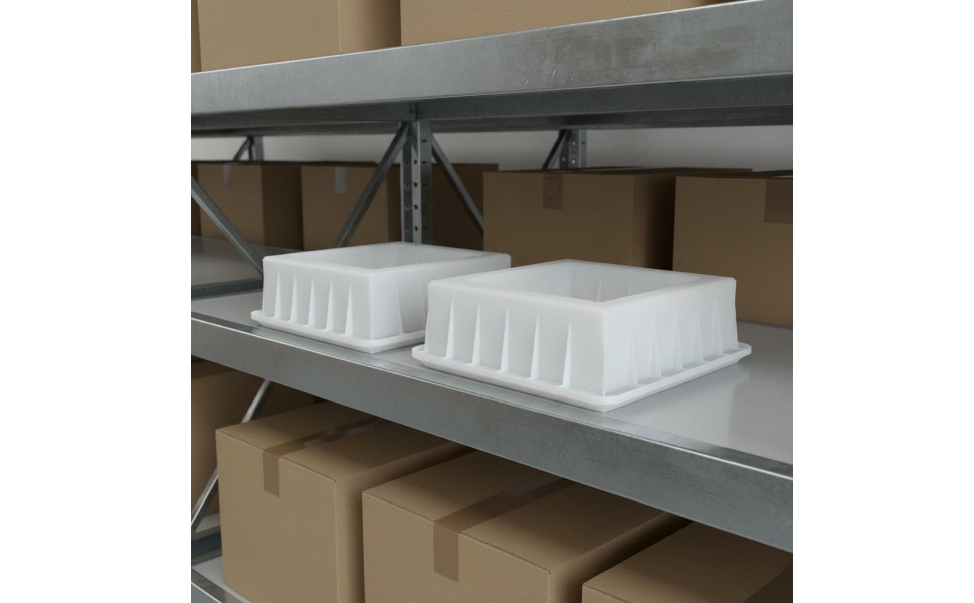 Hollow Block Form Easy to Demold Plastic Cement Brick Form Reusable for Walkway