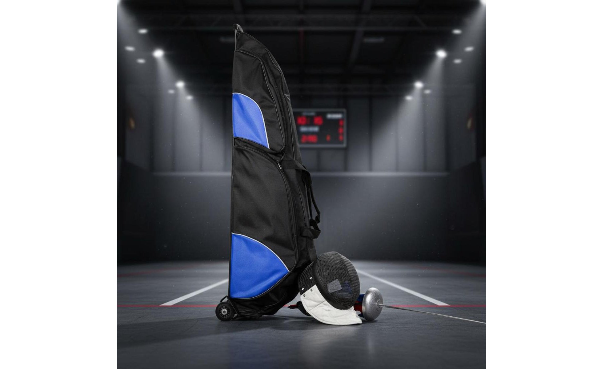 Fencing Equipment Trolley Bag With Wheels Rolling Fencing Bag Large Capacity