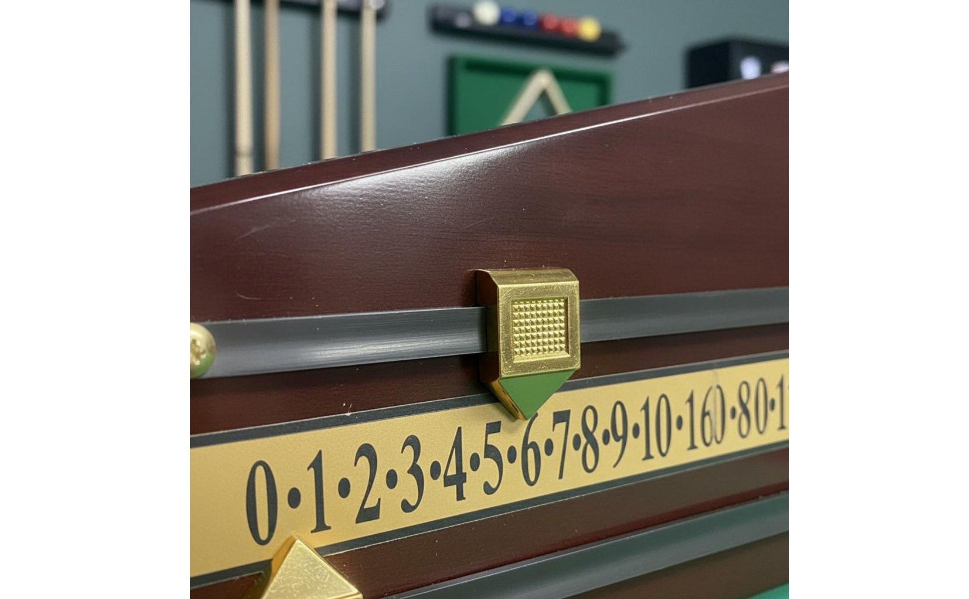 Wooden Snooker Scorer Solid Wood Snooker Scoreboard Easy Slide Pointers for Pub