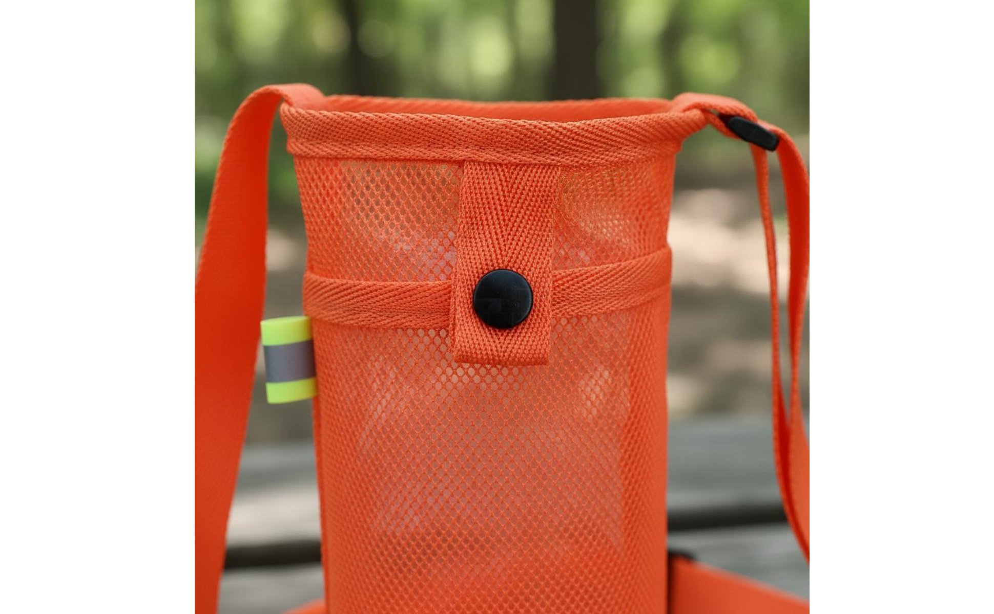Water Bottle Sling with Phone Pocket Hands-Unrestricted Mesh Water Bottle Bag