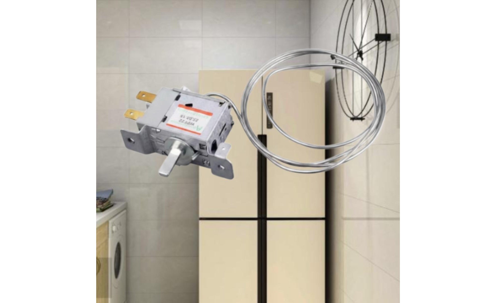 Mechanical Thermostat Universal Fridge Thermostat for Technicians, DIY Repairers