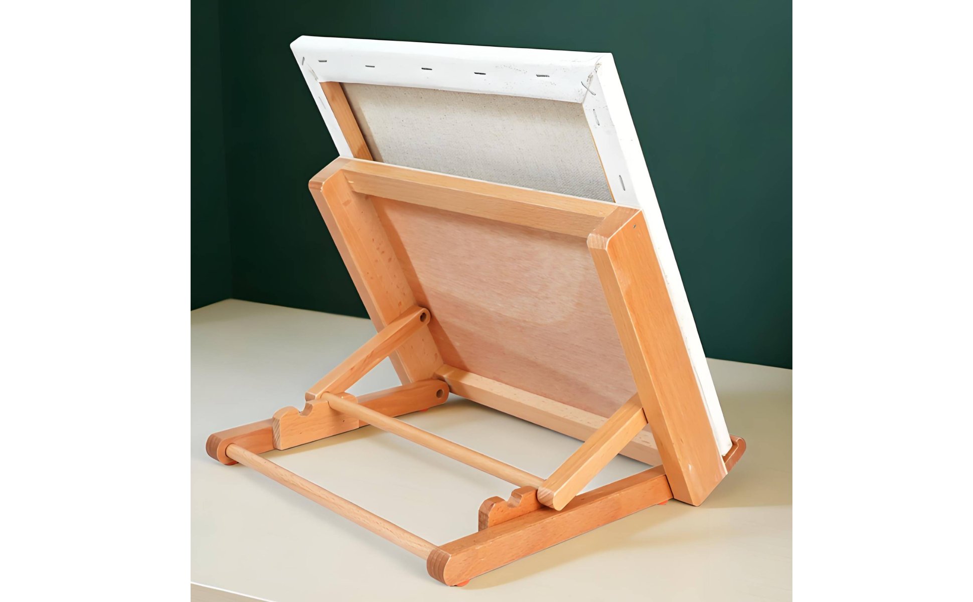 Wooden Desktop Easel Foldable Portable Beech Wood Art Stand for Beginners