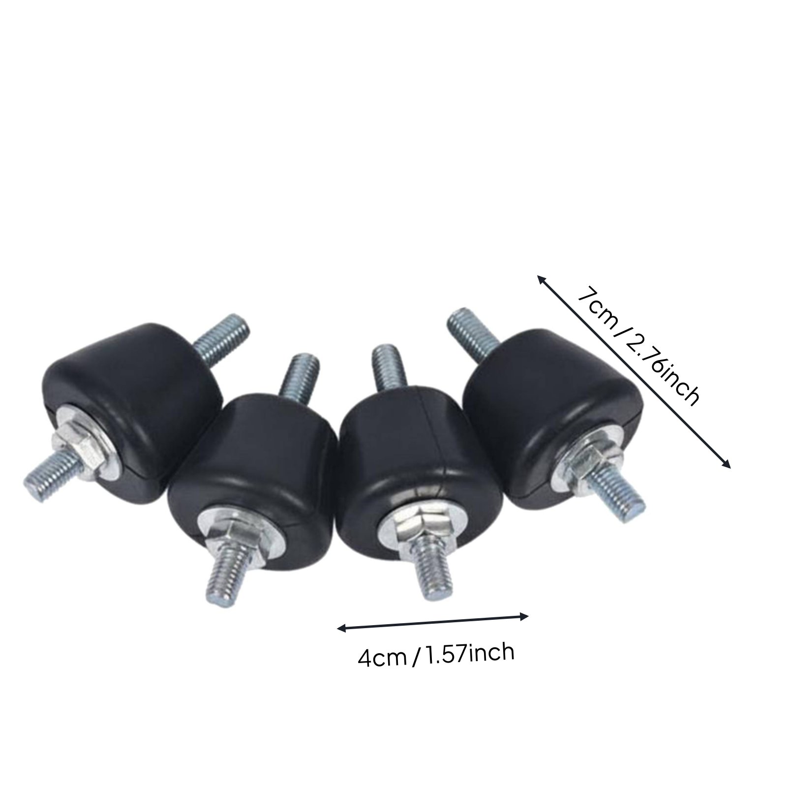 4 Pieces Air Conditioner Shock Absorber Rust-Proof Screws