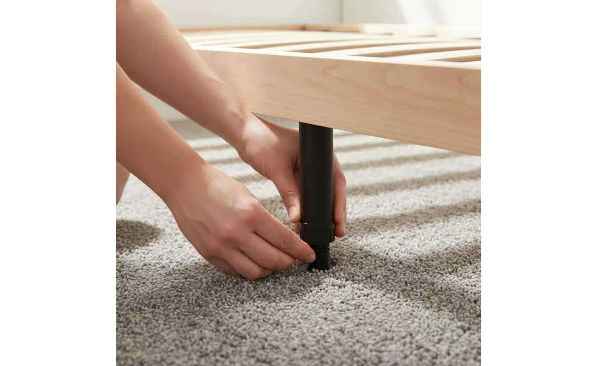 Adjustable Bed Frame Leg Easy Installation Bed Slat Center Support Heavy Duty