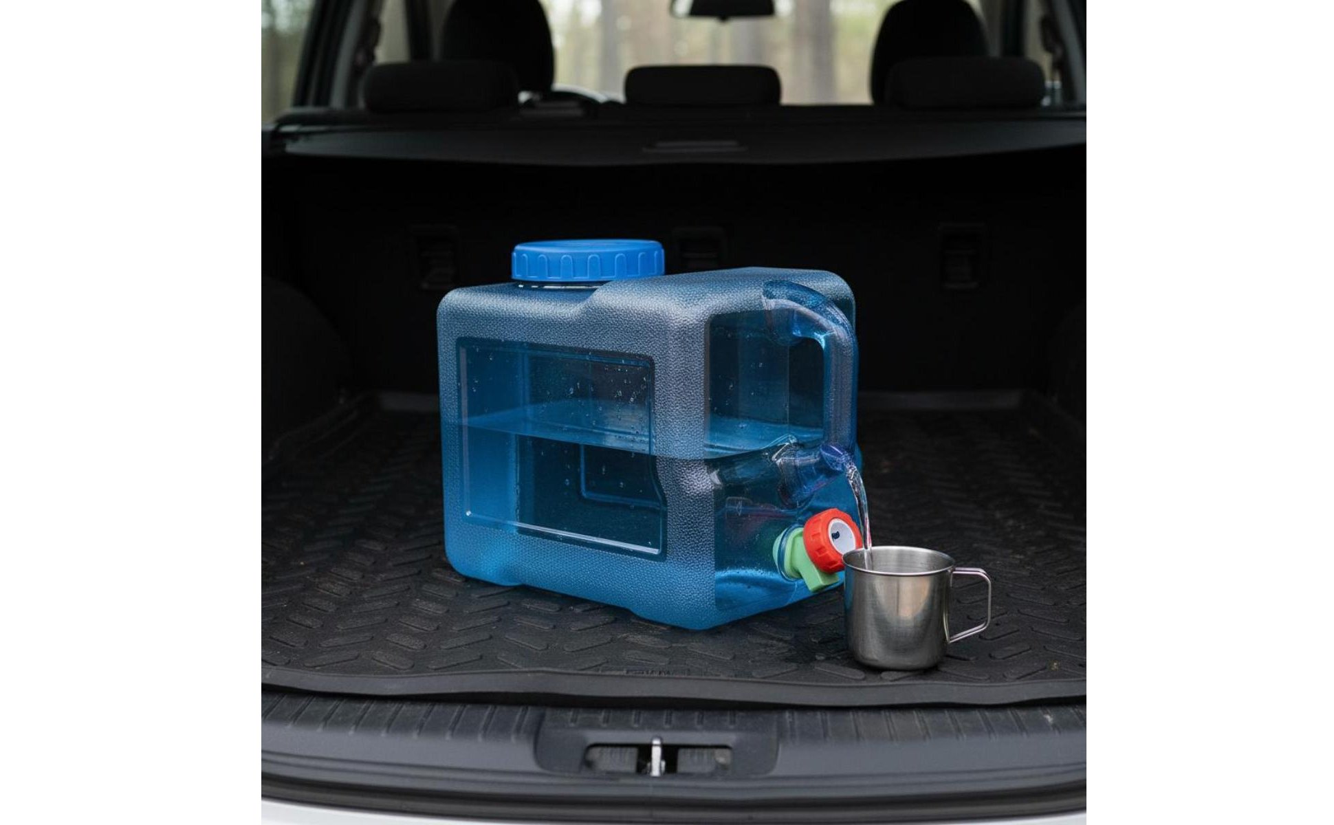 Portable Water Container Built-in Faucet Large Capacity Water Carrier