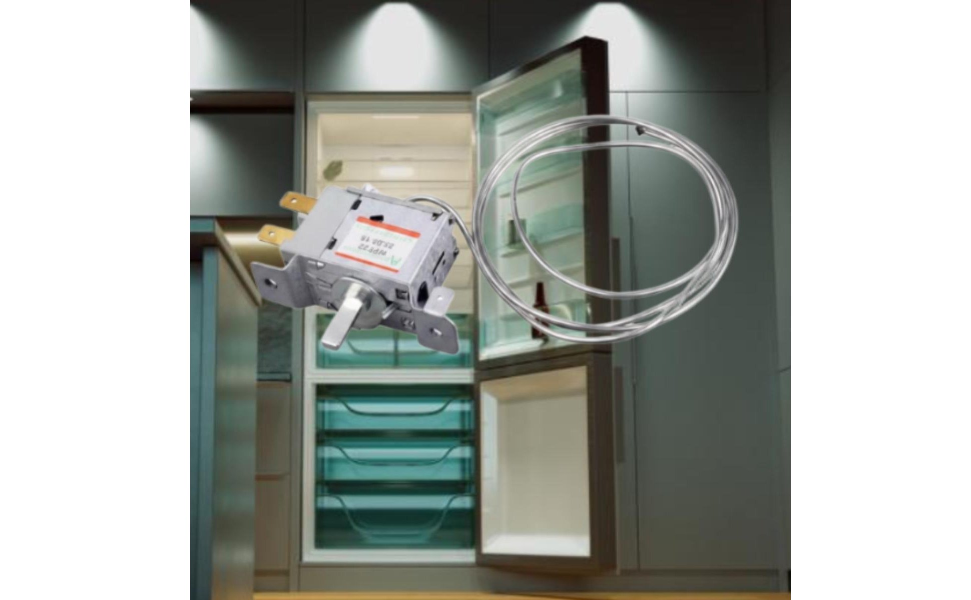 Mechanical Thermostat Universal Fridge Thermostat for Technicians, DIY Repairers