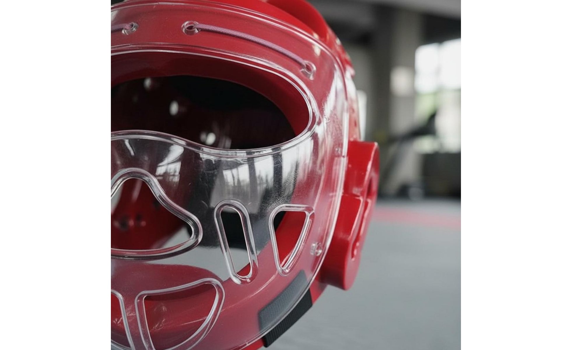 Taekwondo Sparring Helmet Cheek and Chin Protection for Competition, Beginners