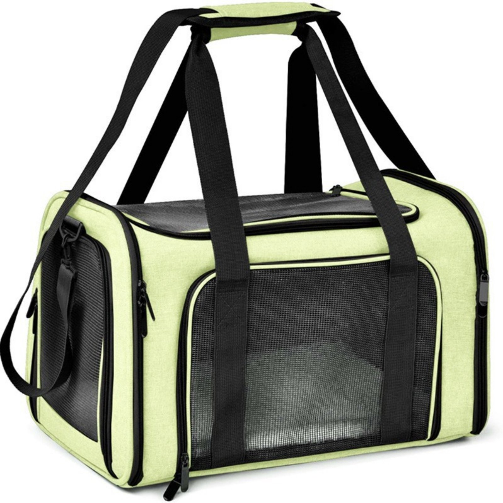 Mesh Pet Travel Carrier Foldable Design Small Dog Travel Tote Lightweight