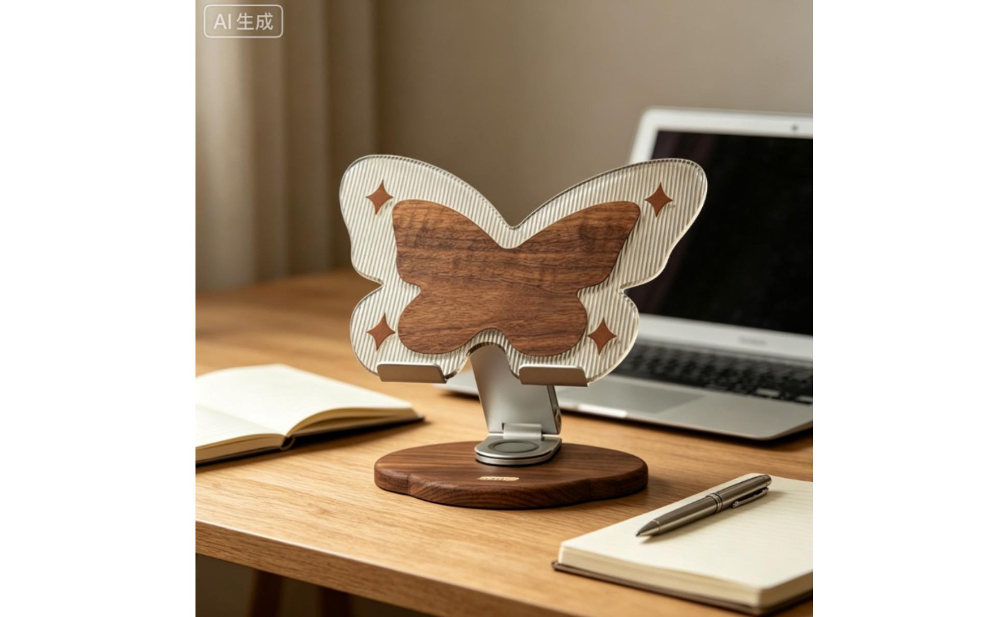 Decorative Computer Riser Heat Dissipation Winged Laptop Stand