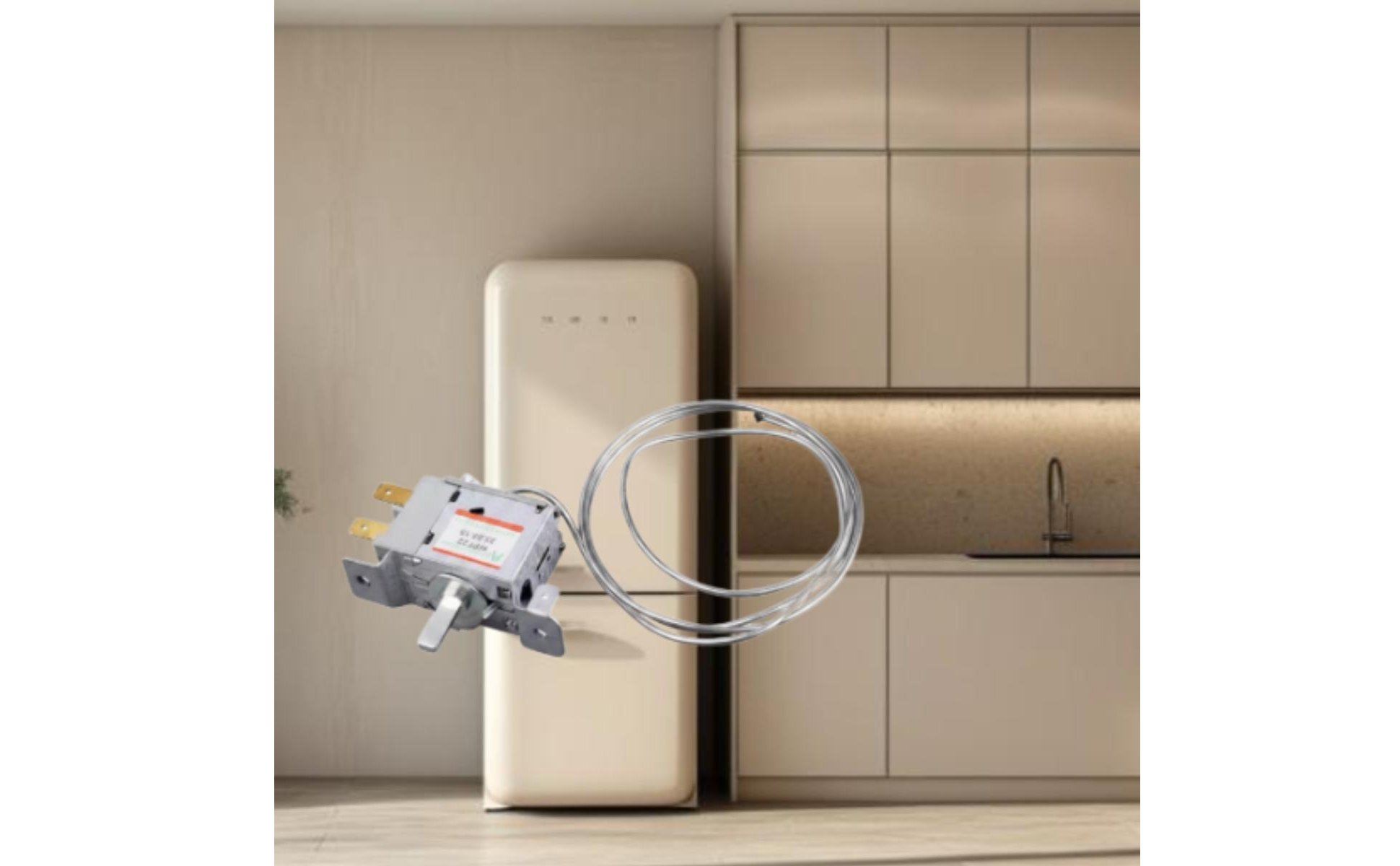 Mechanical Thermostat Universal Fridge Thermostat for Technicians, DIY Repairers