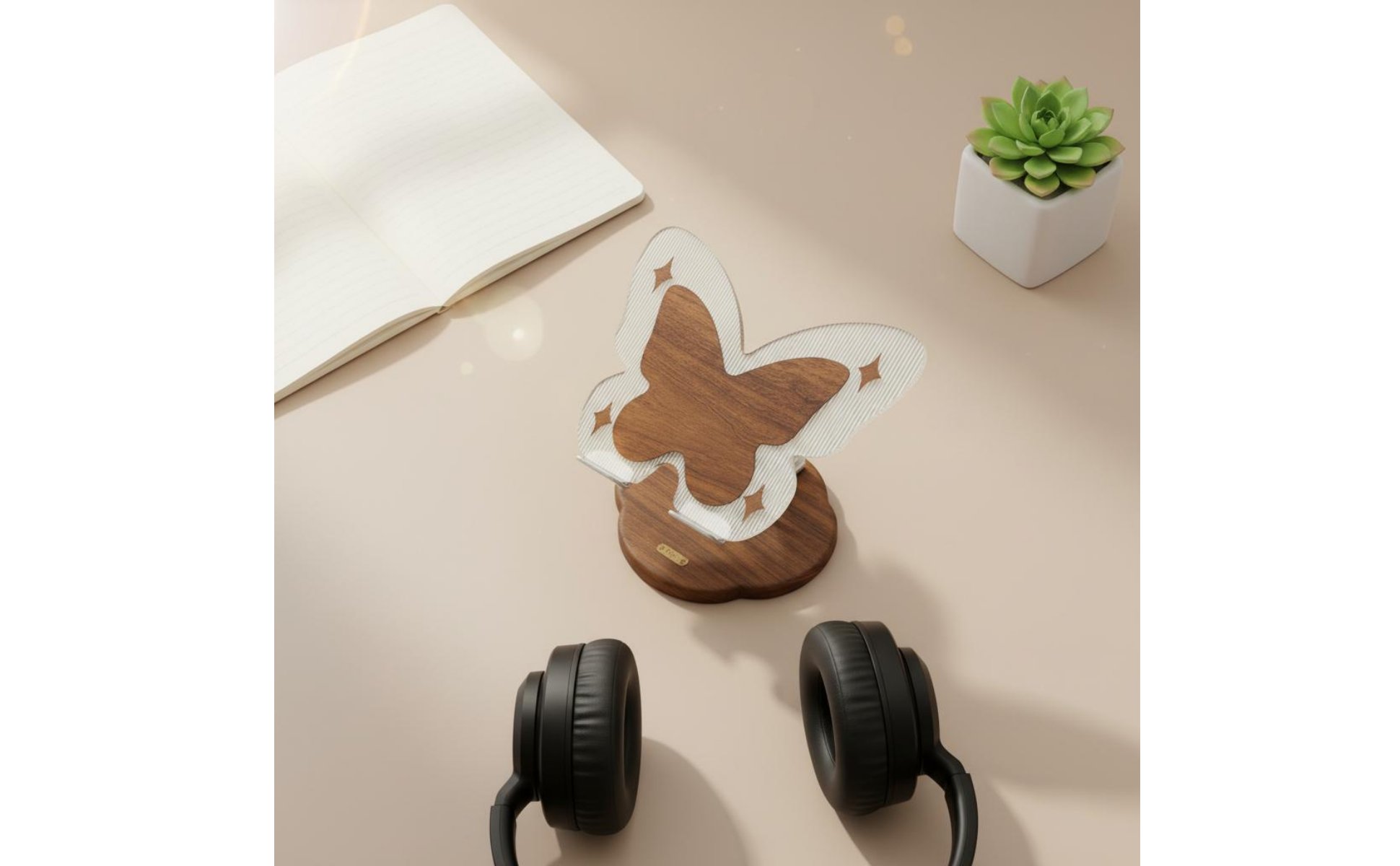 Decorative Computer Riser Heat Dissipation Winged Laptop Stand