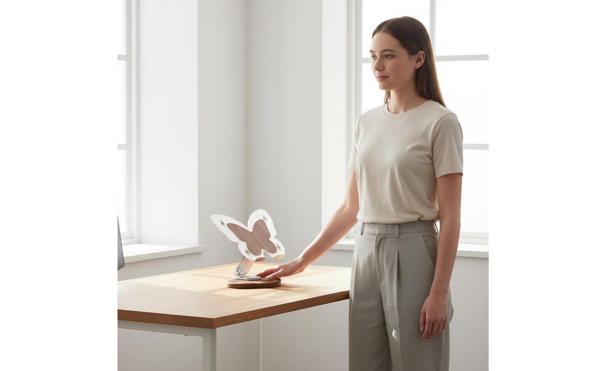 Decorative Computer Riser Heat Dissipation Winged Laptop Stand