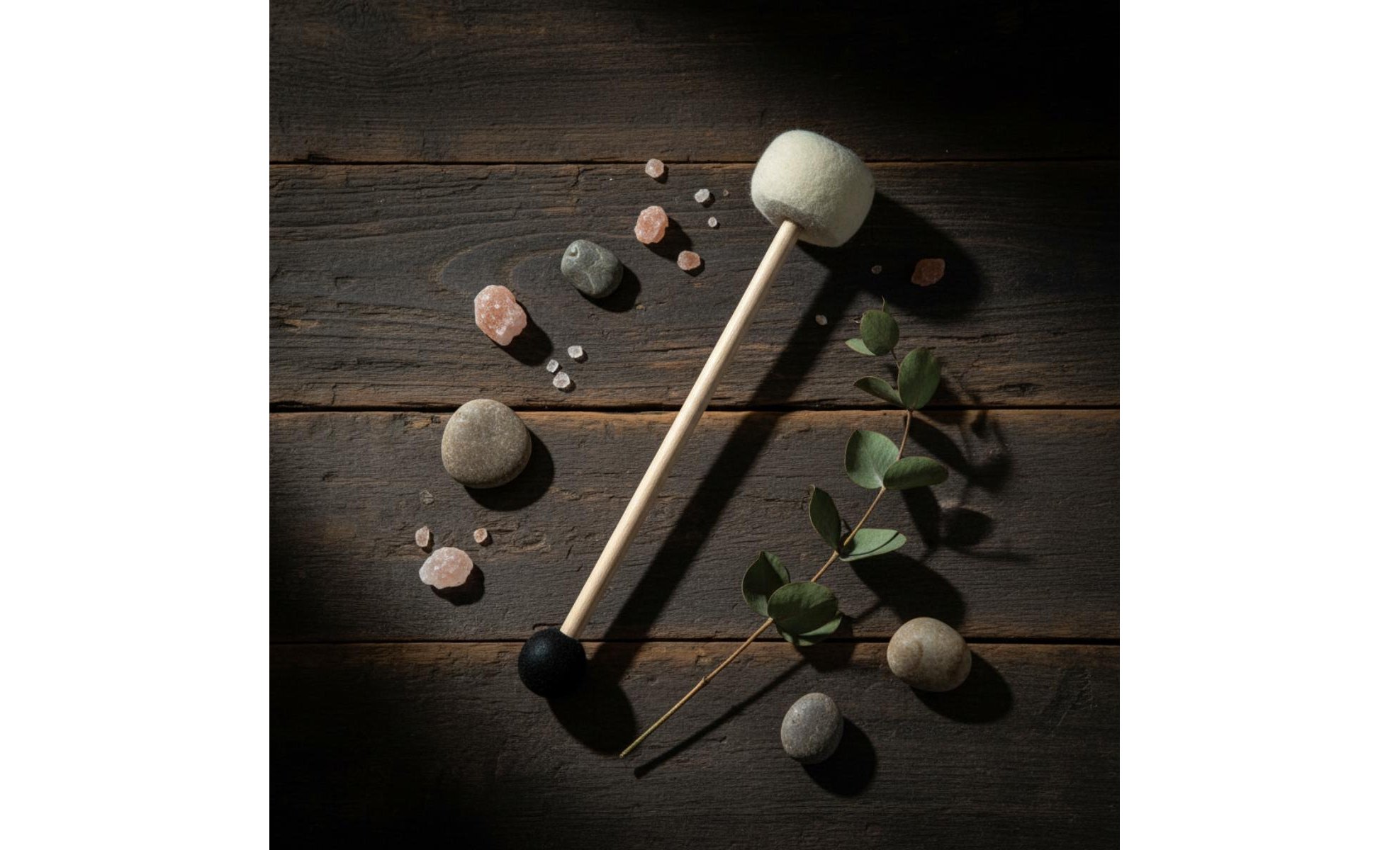 Double-Headed Singing Bowl Mallet for Meditation, Sound Healing