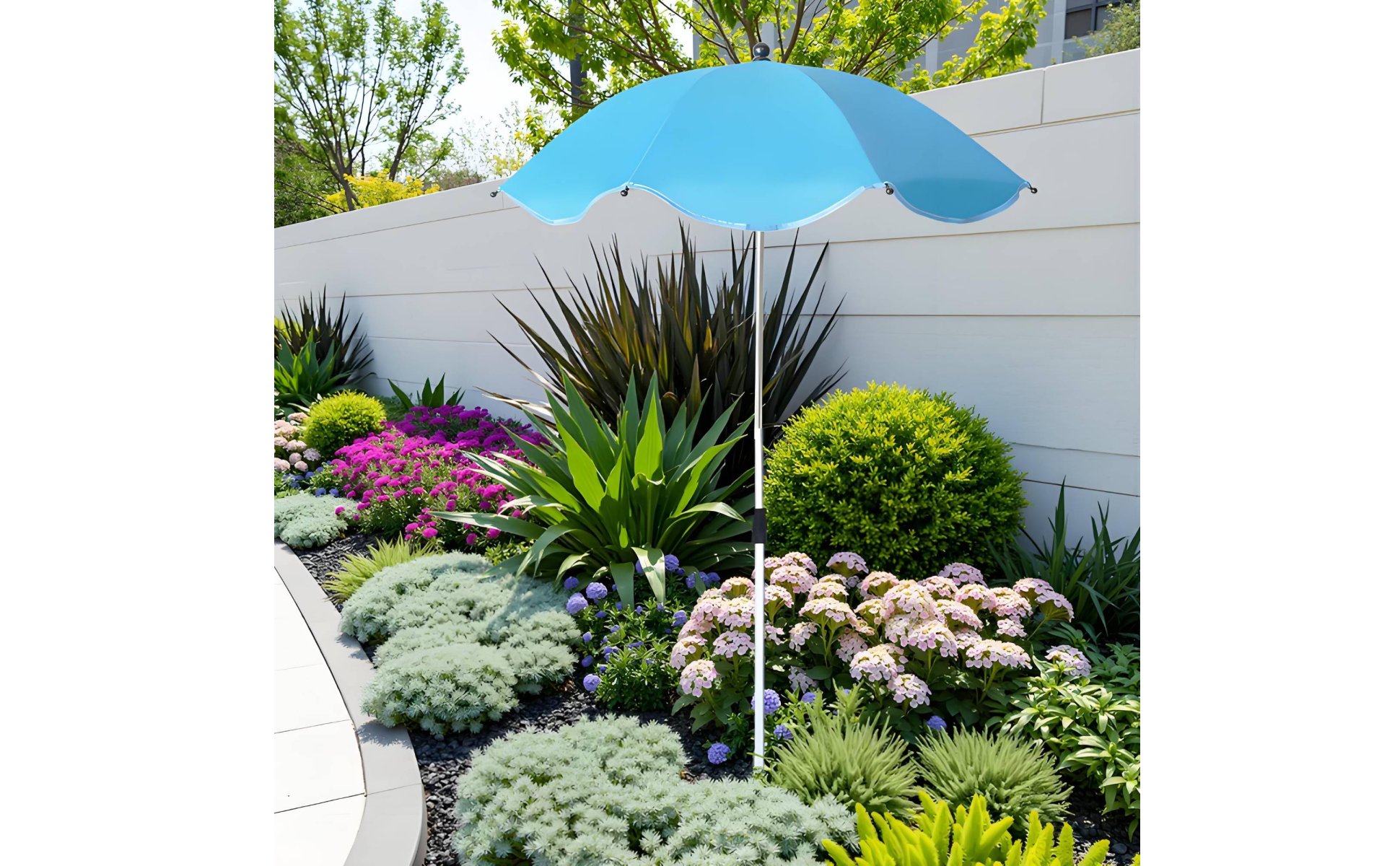 Potted Plant Sunshade Sun Protection Mini Plant Umbrella Heat Insulation