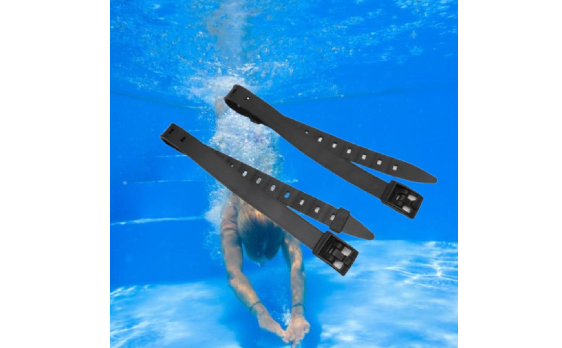 2 Pieces Leg Strap Secure Buckle Design for Spearfishing, Divers