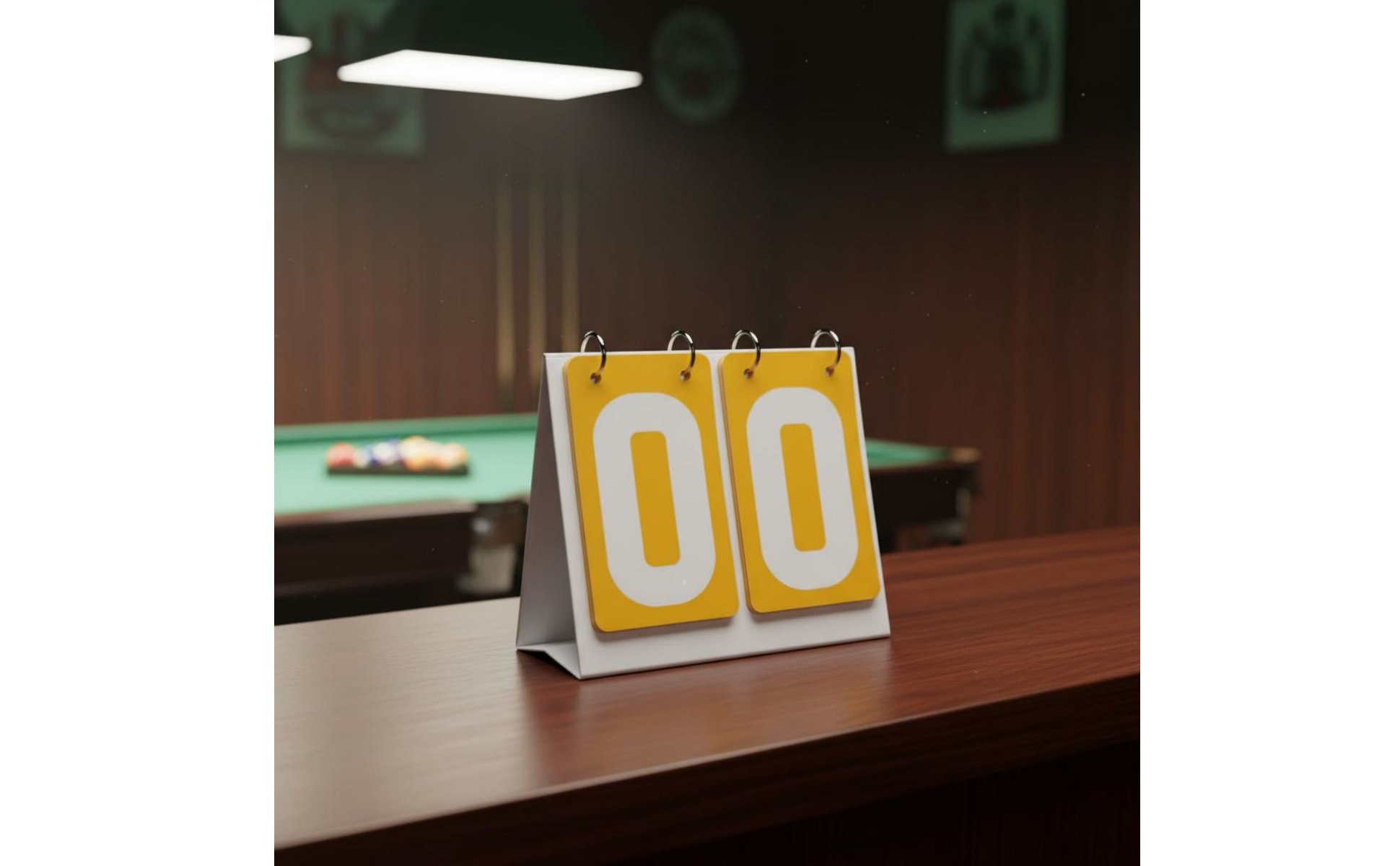 Manual Flip Scoreboard Large Visible Numbers Tabletop Score Flipper for Referees