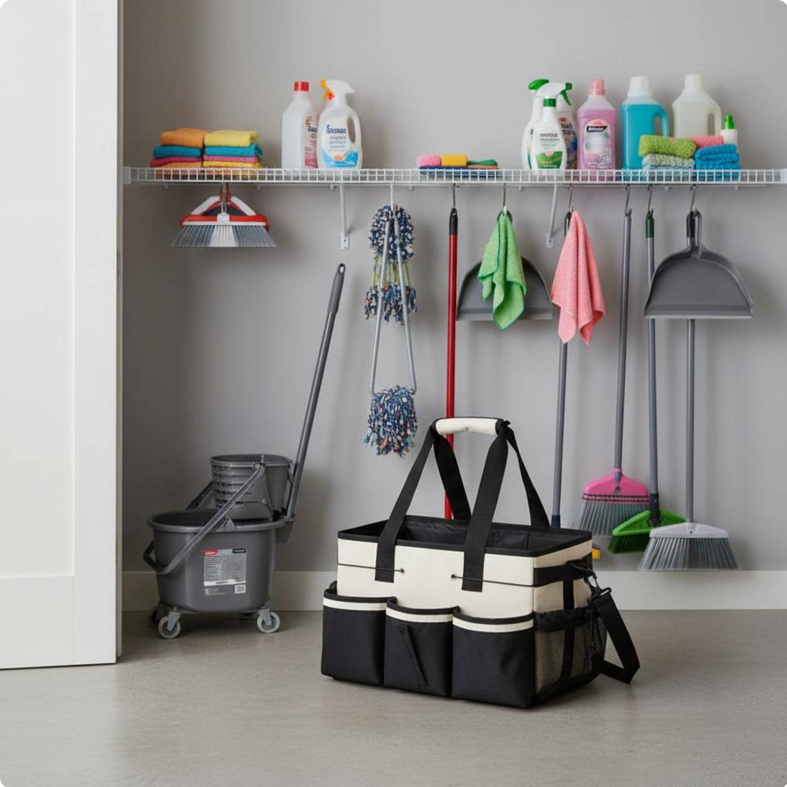 Janitorial Supply Bag Waterproof Household Storage Large Capacity for Car Wash