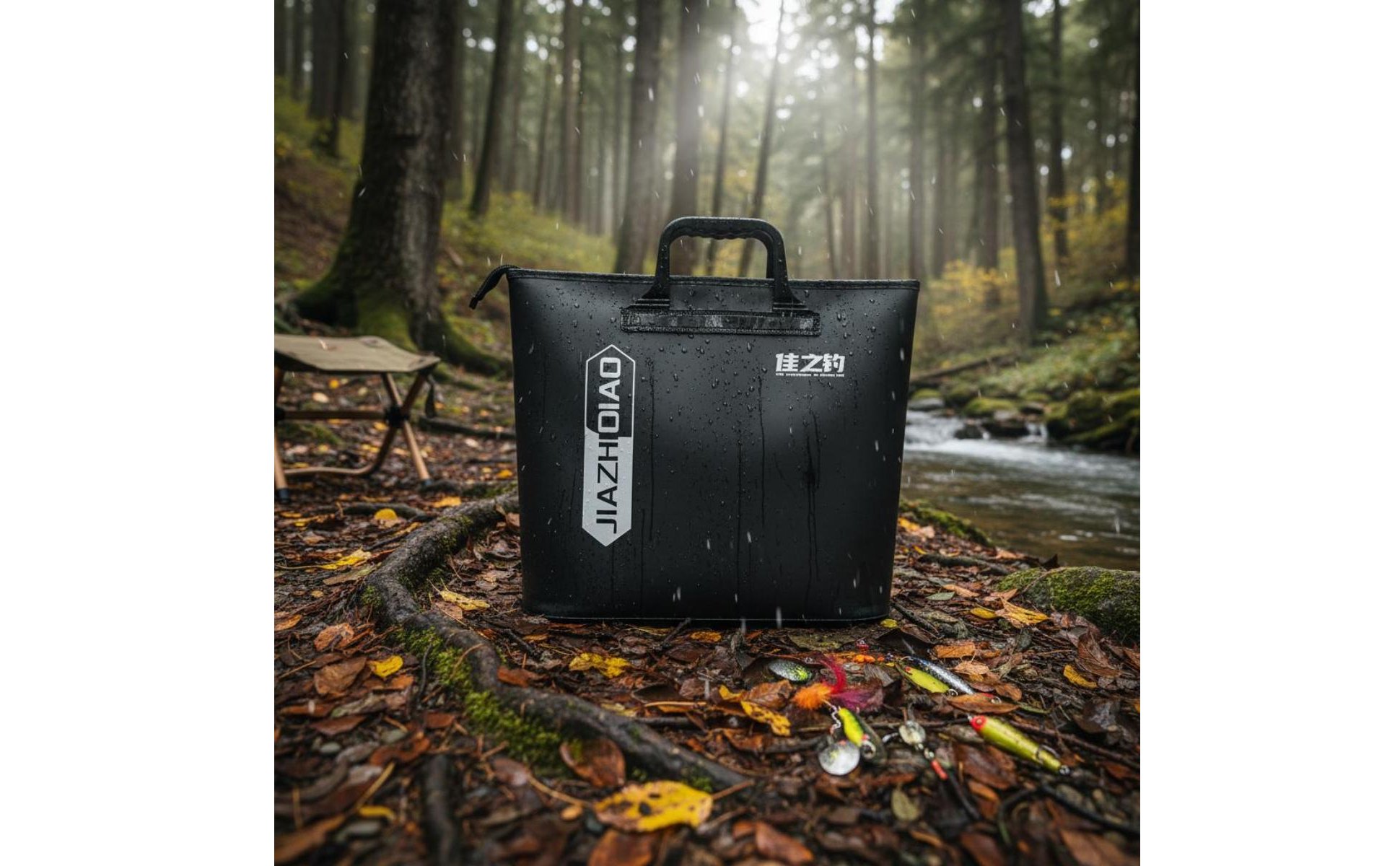 Portable Live Catch Bag Leakproof Waterproof Fishing Tote Large Capacity