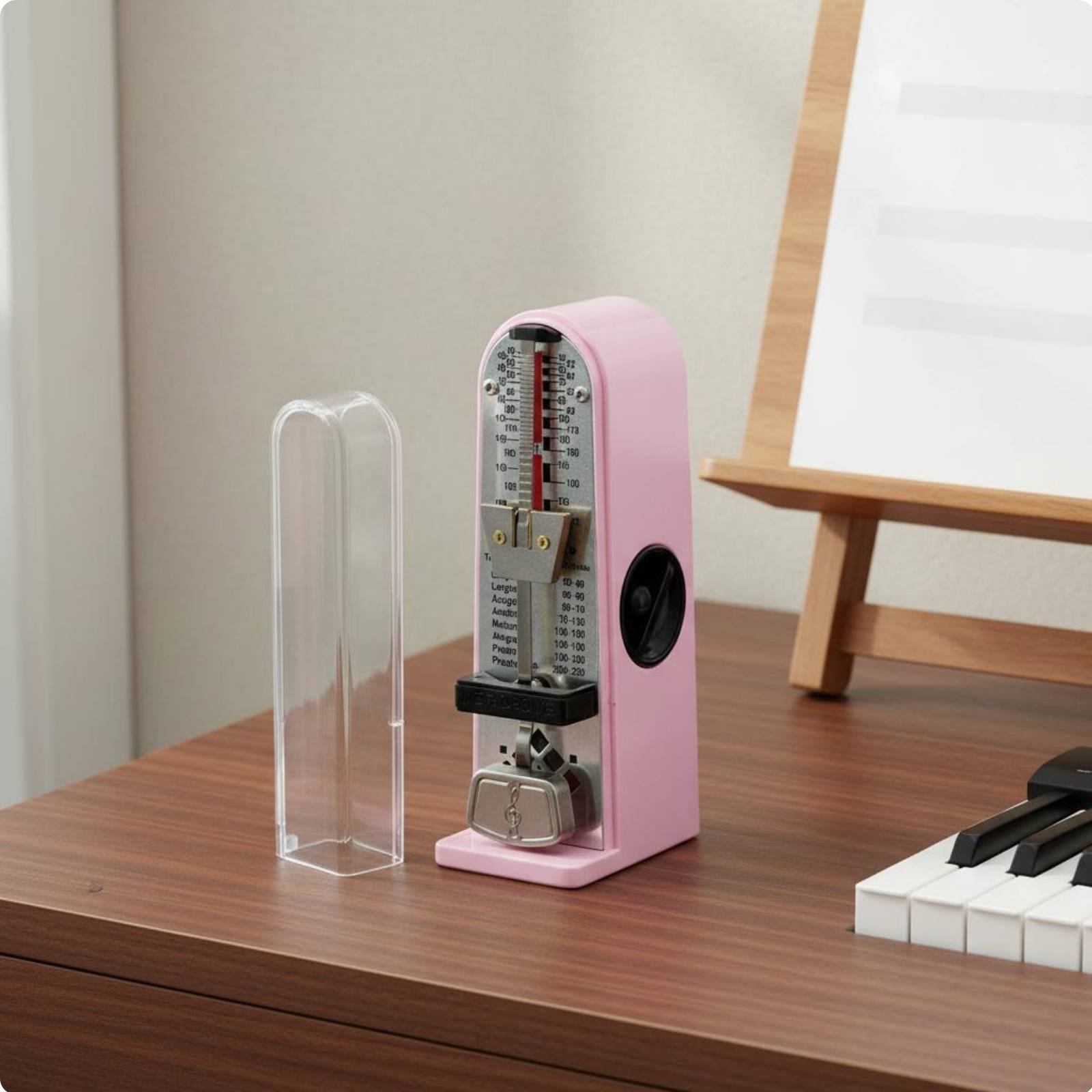 Mini Mechanical Metronome No Battery Required Rhythm Device Long-Lasting