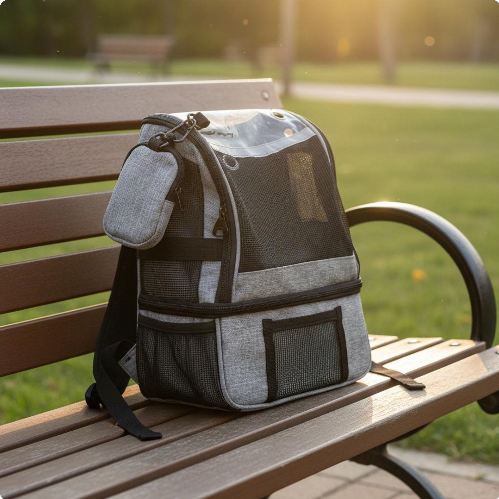 Portable Backpack Adjustable Straps for Shopping, Patients