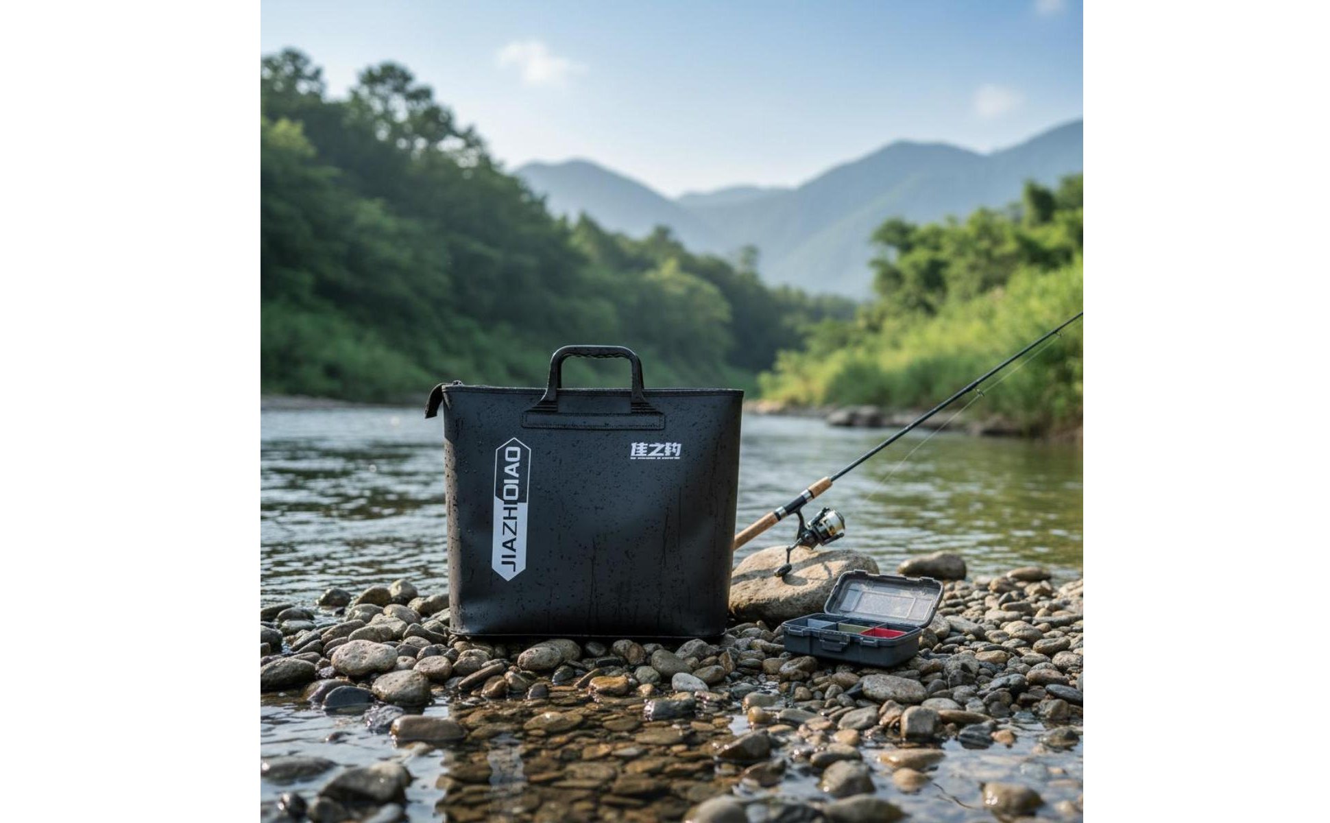 Portable Live Catch Bag Leakproof Waterproof Fishing Tote Large Capacity